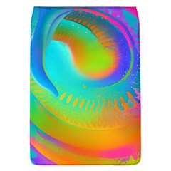 Contemporary Fluid Art Pattern In Bright Colors Removable Flap Cover (s) by GardenOfOphir