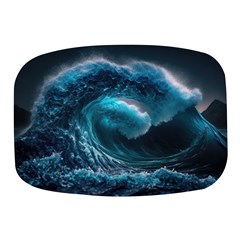 Tsunami Waves Ocean Sea Water Rough Seas 3 Mini Square Pill Box