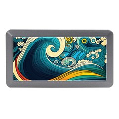 Waves Wave Ocean Sea Abstract Whimsical Abstract Art Memory Card Reader (Mini)