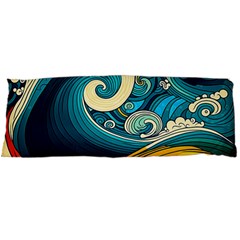 Waves Wave Ocean Sea Abstract Whimsical Abstract Art Body Pillow Case (Dakimakura)