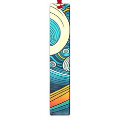 Waves Wave Ocean Sea Abstract Whimsical Abstract Art Large Book Marks by Pakemis