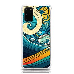 Waves Wave Ocean Sea Abstract Whimsical Abstract Art Samsung Galaxy S20Plus 6.7 Inch TPU UV Case