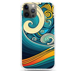 Waves Wave Ocean Sea Abstract Whimsical Abstract Art Iphone 12 Pro Max Tpu Uv Print Case by Pakemis