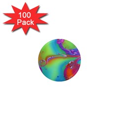 Modern Abstract Liquid Art Pattern 1  Mini Magnets (100 Pack)  by GardenOfOphir