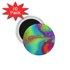 Modern Abstract Liquid Art Pattern 1 75  Magnets (10 Pack)  by GardenOfOphir