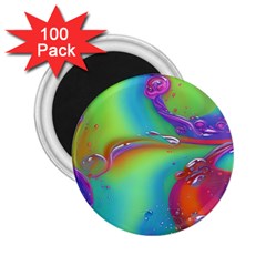 Modern Abstract Liquid Art Pattern 2 25  Magnets (100 Pack)  by GardenOfOphir