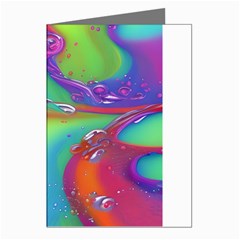 Modern Abstract Liquid Art Pattern Greeting Cards (pkg Of 8) by GardenOfOphir