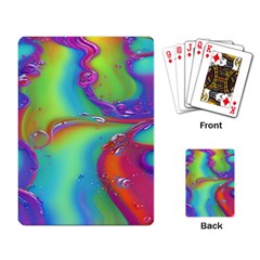 Modern Abstract Liquid Art Pattern Playing Cards Single Design (rectangle) by GardenOfOphir