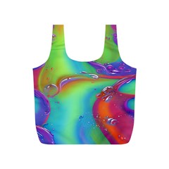 Modern Abstract Liquid Art Pattern Full Print Recycle Bag (s) by GardenOfOphir