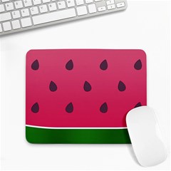 Watermelon Fruit Summer Red Fresh Food Healthy Small Mousepad by Wegoenart