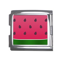 Watermelon Fruit Summer Red Fresh Food Healthy Mega Link Italian Charm (18mm) by Wegoenart