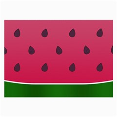 Watermelon Fruit Summer Red Fresh Food Healthy Large Glasses Cloth by Wegoenart