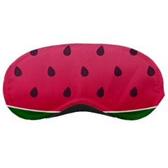 Watermelon Fruit Summer Red Fresh Food Healthy Sleeping Mask by Wegoenart