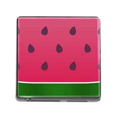 Watermelon Fruit Summer Red Fresh Food Healthy Memory Card Reader (square 5 Slot) by Wegoenart