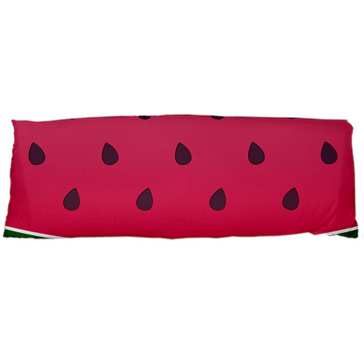 Watermelon Fruit Summer Red Fresh Food Healthy Body Pillow Case (Dakimakura)