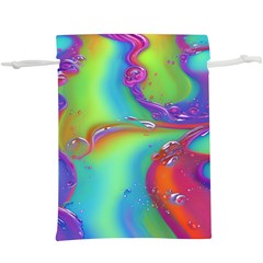 Modern Abstract Liquid Art Pattern Lightweight Drawstring Pouch (xl) by GardenOfOphir