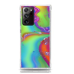 Modern Abstract Liquid Art Pattern Samsung Galaxy Note 20 Ultra Tpu Uv Case by GardenOfOphir