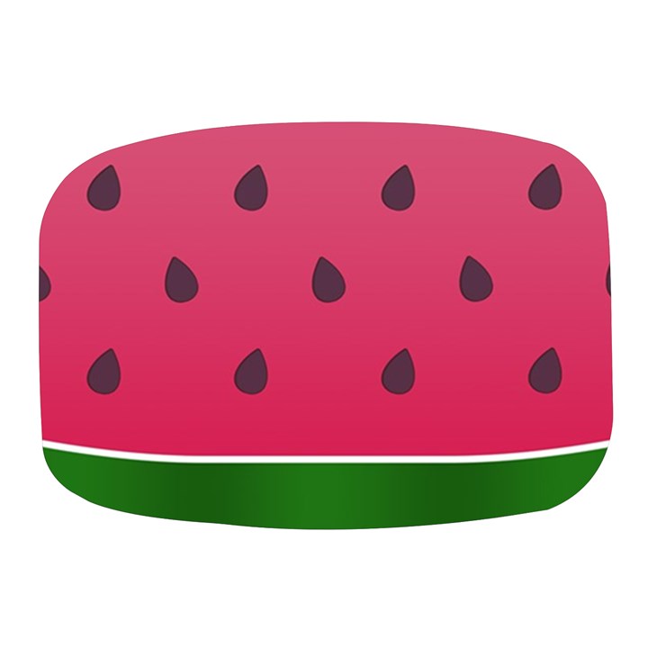 Watermelon Fruit Summer Red Fresh Food Healthy Mini Square Pill Box