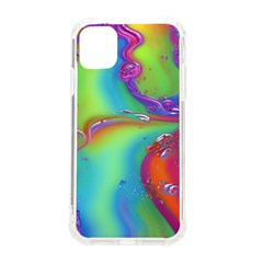 Modern Abstract Liquid Art Pattern Iphone 11 Tpu Uv Print Case by GardenOfOphir