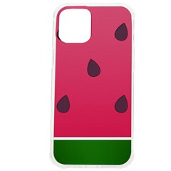 Watermelon Fruit Summer Red Fresh Food Healthy Iphone 12 Pro Max Tpu Uv Print Case by Wegoenart