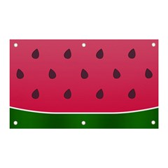 Watermelon Fruit Summer Red Fresh Food Healthy Banner And Sign 5  X 3  by Wegoenart