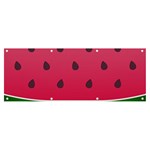 Watermelon Fruit Summer Red Fresh Food Healthy Banner and Sign 8  x 3  Front