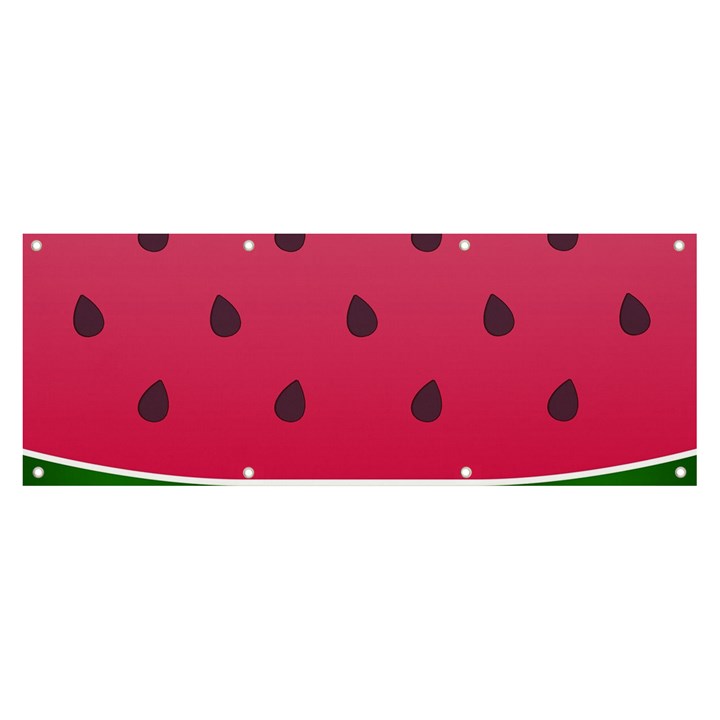 Watermelon Fruit Summer Red Fresh Food Healthy Banner and Sign 8  x 3 