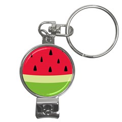 Watermelon Fruit Food Healthy Vitamins Nutrition Nail Clippers Key Chain by Wegoenart