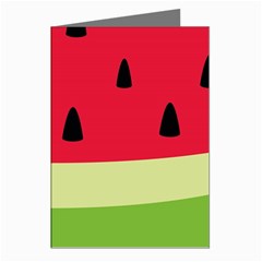 Watermelon Fruit Food Healthy Vitamins Nutrition Greeting Cards (pkg Of 8)