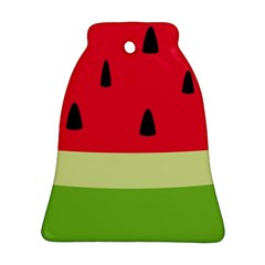 Watermelon Fruit Food Healthy Vitamins Nutrition Bell Ornament (two Sides) by Wegoenart