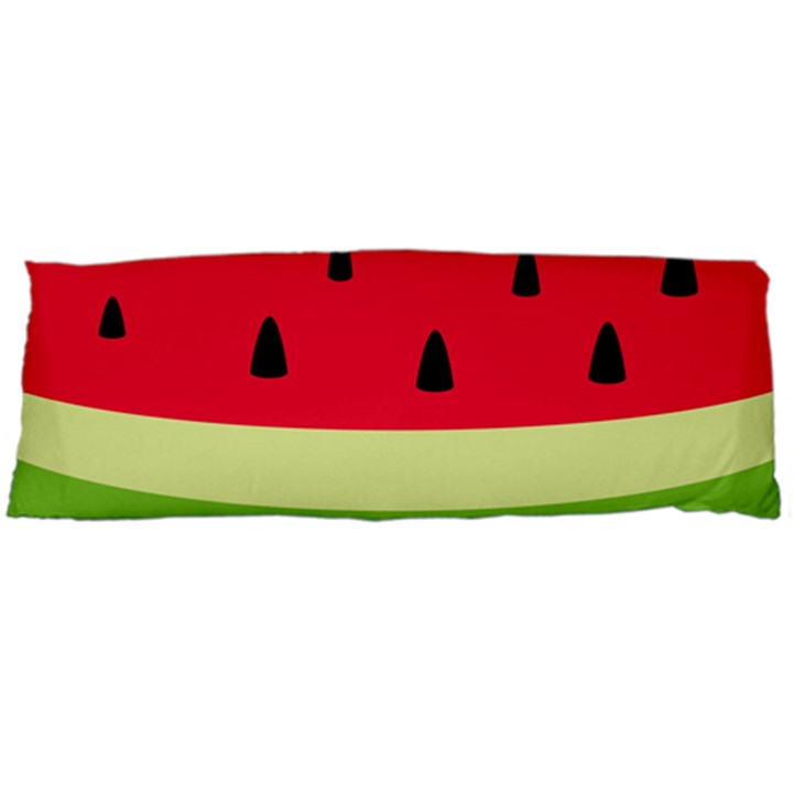 Watermelon Fruit Food Healthy Vitamins Nutrition Body Pillow Case (Dakimakura)