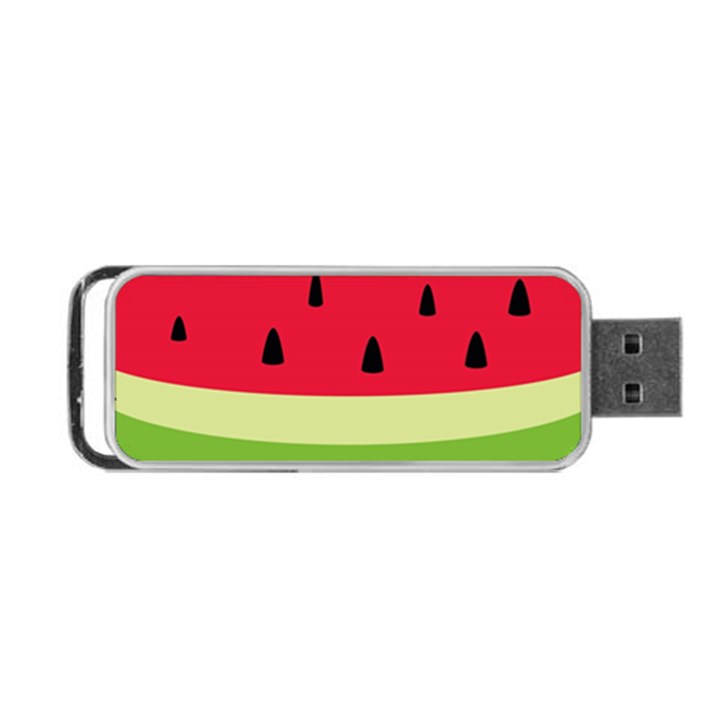 Watermelon Fruit Food Healthy Vitamins Nutrition Portable USB Flash (One Side)