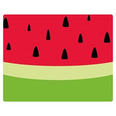 Watermelon Fruit Food Healthy Vitamins Nutrition Premium Plush Fleece Blanket (medium) by Wegoenart