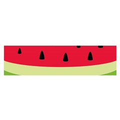 Watermelon Fruit Food Healthy Vitamins Nutrition Oblong Satin Scarf (16  X 60 ) by Wegoenart