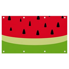 Watermelon Fruit Food Healthy Vitamins Nutrition Banner And Sign 7  X 4  by Wegoenart