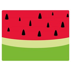 Watermelon Fruit Food Healthy Vitamins Nutrition One Side Premium Plush Fleece Blanket (extra Small) by Wegoenart