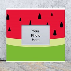 Watermelon Fruit Food Healthy Vitamins Nutrition White Wall Photo Frame 5  X 7  by Wegoenart