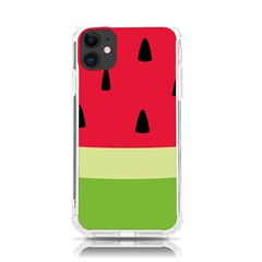 Watermelon Fruit Food Healthy Vitamins Nutrition Iphone 11 Tpu Uv Print Case by Wegoenart