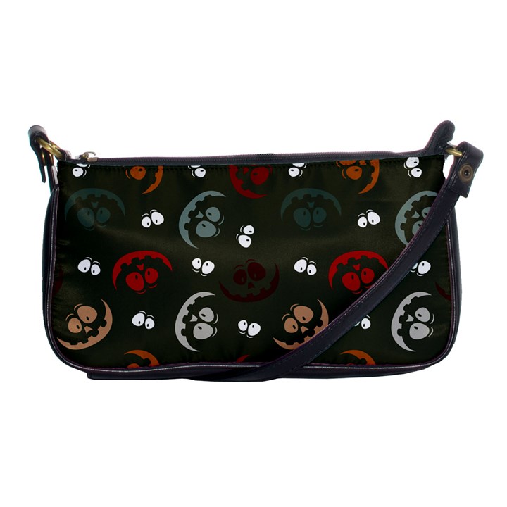 Art Halloween Pattern Creepy Design Digital Papers Shoulder Clutch Bag