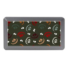 Art Halloween Pattern Creepy Design Digital Papers Memory Card Reader (mini) by Wegoenart