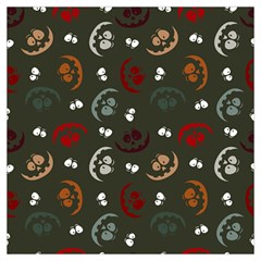 Art Halloween Pattern Creepy Design Digital Papers Lightweight Scarf  by Wegoenart