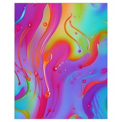 Beautiful Fluid Shapes In A Flowing Background Drawstring Bag (small) by GardenOfOphir