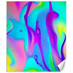 Colorful Abstract Fluid Art Pattern Canvas 20  X 24  by GardenOfOphir