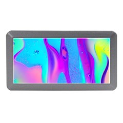 Colorful Abstract Fluid Art Pattern Memory Card Reader (mini) by GardenOfOphir