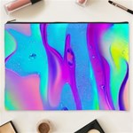 Colorful Abstract Fluid Art Pattern Cosmetic Bag (XXXL) Front