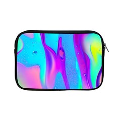 Colorful Abstract Fluid Art Pattern Apple Ipad Mini Zipper Cases by GardenOfOphir