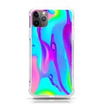 Colorful Abstract Fluid Art Pattern iPhone 11 Pro Max 6.5 Inch TPU UV Print Case Front