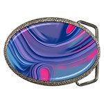 Liquid Art Pattern - Fluid Art Belt Buckles Front