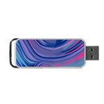 Liquid Art Pattern - Fluid Art Portable USB Flash (One Side) Front