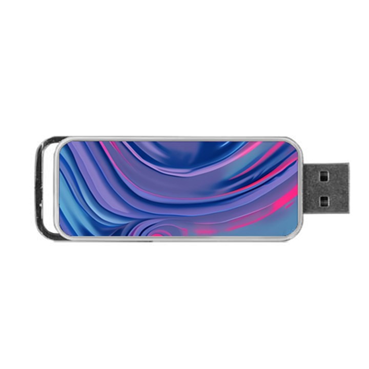 Liquid Art Pattern - Fluid Art Portable USB Flash (One Side)